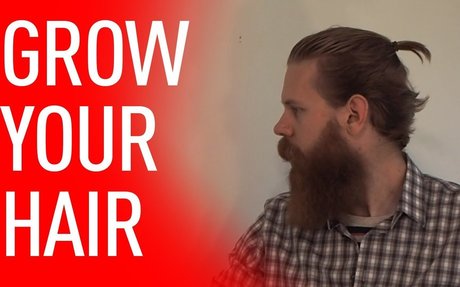 Men How To Grow Style Long Hair Elink