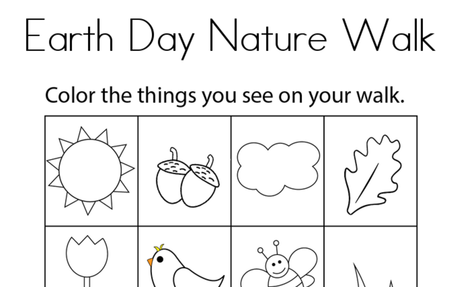 Balloon Stamping Earth Day Craft For Kids | elink