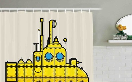 Awesome Beatles And Kids S Yellow Submarine Shower Curtains Elink