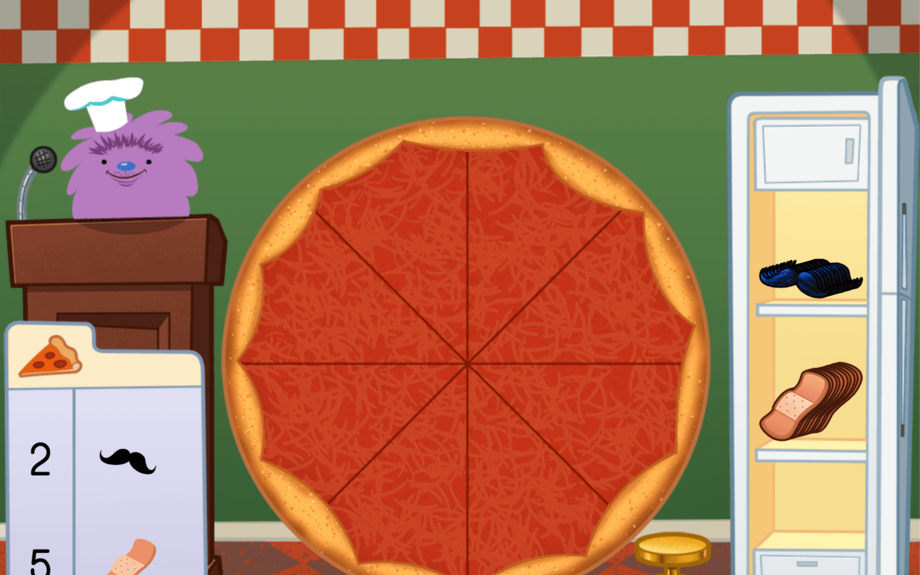 Counting Pizza Party Game Game elink